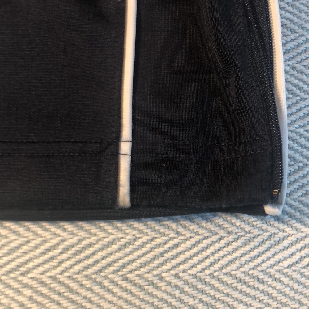 CHAMPION Track Pants Large Black White Stipes,  Inseam 31" Waist 15 3/4"  USED - Picture 10 of 11
